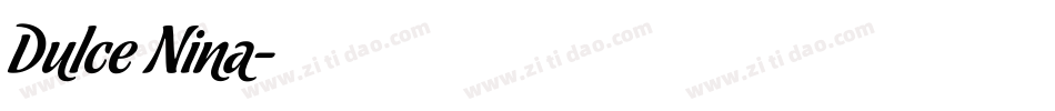 Dulce Nina字体转换